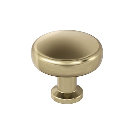 Amerock Factor 1-1/4 inch 32mm Diameter Golden Champagne Cabinet Knob BP36780BBZ