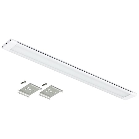 Sunlite LED 40" White Linear Under Cabinet Light Fixture 16W 960 Lumen 3000K ETL Listed 24V Dimmable 88623-SU
