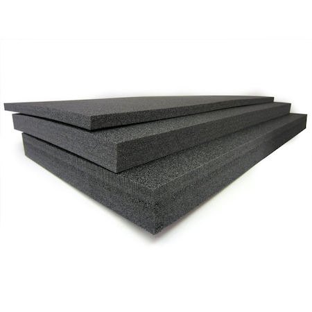 Creative Safety Supply Thick Foam Tool Organizers 2ftx2ft, 1in Thick TF221BK