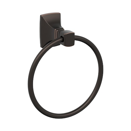 Amerock Highland Ridge Oil Rubbed Bronze Transitional 7-7/16 in 189 mm Length Towel Ring BH36012ORB