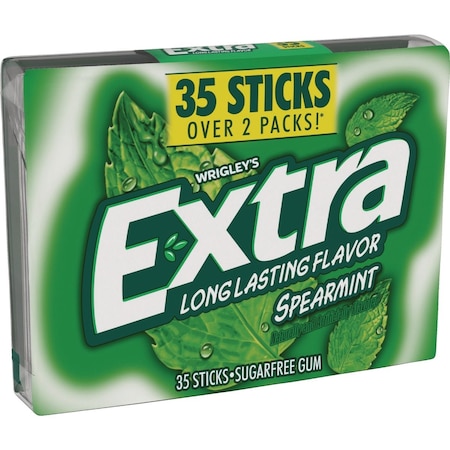Extra Spearmint Chewing Gum, 35-Piece WMW27611