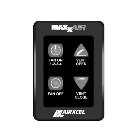 Maxxair Vent For Use With Maxxair Roof Vents 4 Key With Fan On 4 Fan Speed And Off Control 00A03550K