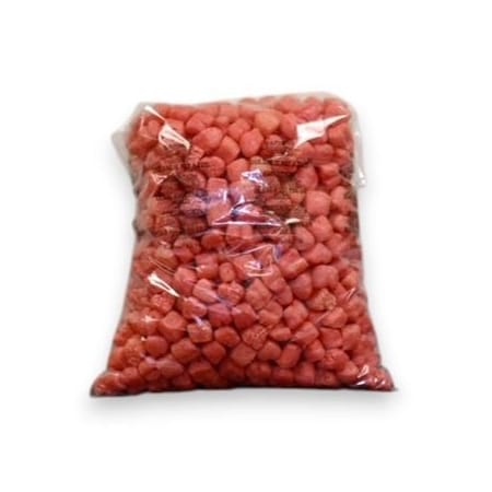 Bubblefast FunPak Red Hearts Packing Peanuts Mini Pack Plant Based Biodegradable Compostable 0.6 cu ft Bag Mini-Red Hearts