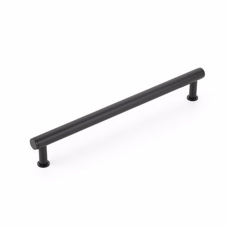 Schaub 12in Center to Center Pub House Appliance Pull Matte Black Finish 5112A-MB