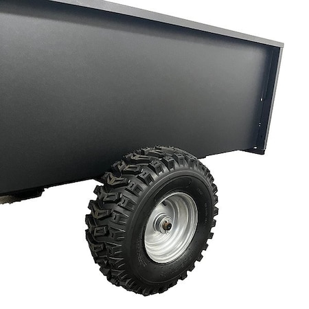 Milwaukee Hand Trucks Dump Cart, Black, Steel, 20 cu ft LC2000M