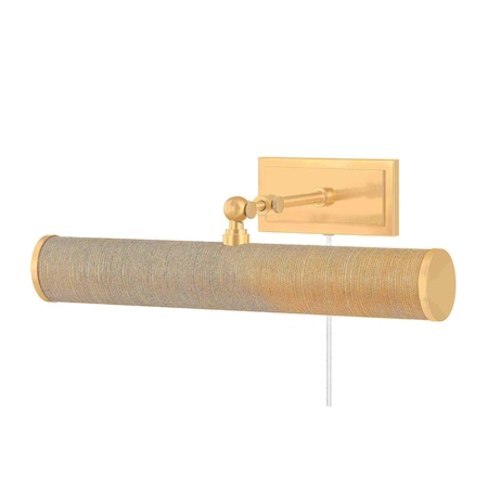 Mitzi Tina 6.25in wide 2 Light Wall Sconce in Aged Brass H1083102-AGB