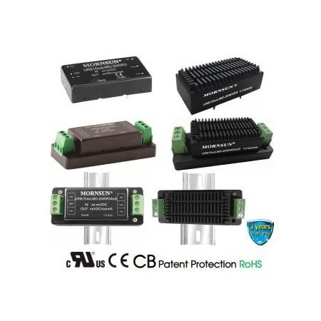 Mornsun 15W isolated DC/DC converter with Ultra-wide Input and Regulated Single Output URB1D24LMD-15WR3