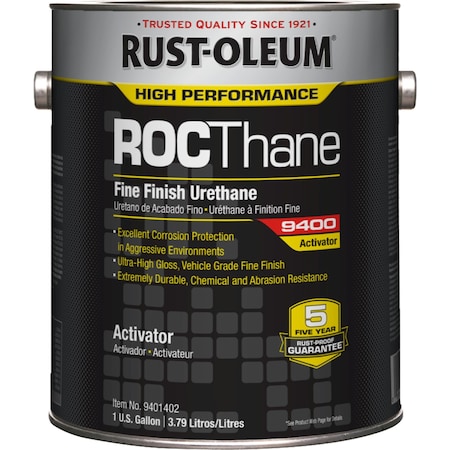 Rust-Oleum 9400 Polyurethane Activator, 600 VOC, 1G 9401402