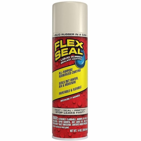 Flex Seal Flex Seal Family of Products Flex Seal Off White Brite Rubber Spray Sealant 14 oz FSB20