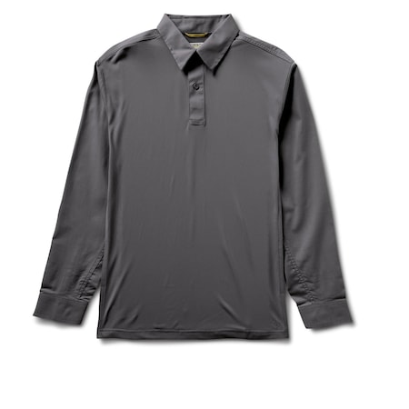 First Tactical Long Sleeve Shirt, 35% Cotton, 65% Polyester, Button, 0 Pocket(s), Wolf Gray, XL 111015