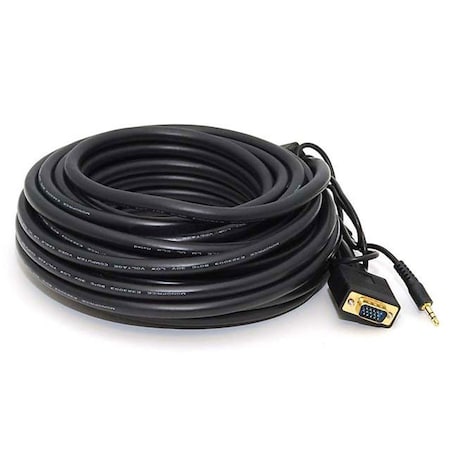 Monoprice CPU Cord, SVGA/3.5mm Stereo M to M, 35ft 3340