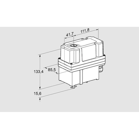 Honeywell Kromschroder Actuator, IC 30-30K3TR10, Kromschroder,  KS03149352