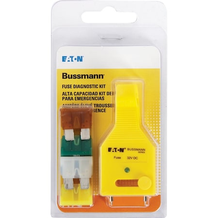 Eaton Bussmann ATC Fuse Assortment with Diagnostic Tester/Puller DIA-1