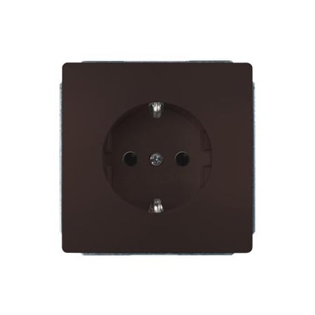 Siemens DELTA style, Chocolate SCHUKO socket outlet 10/16 A 250 V with increased 5UB1855-0CH01