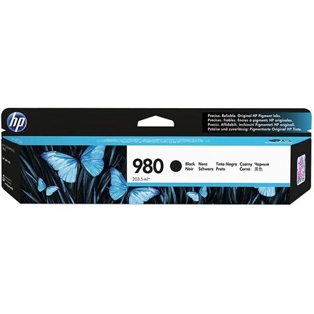 Hp 980 (D8J10A) Black Original Ink Cartridge (10,000 Yield) D8J10A