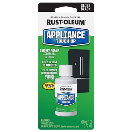 Rust-Oleum Appliance Touch Up Paint, Black, 0.6 oz. 213174