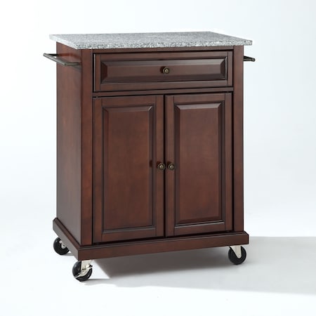 Crosley Compact Granite Top Kitchen Cart KF30023EMA