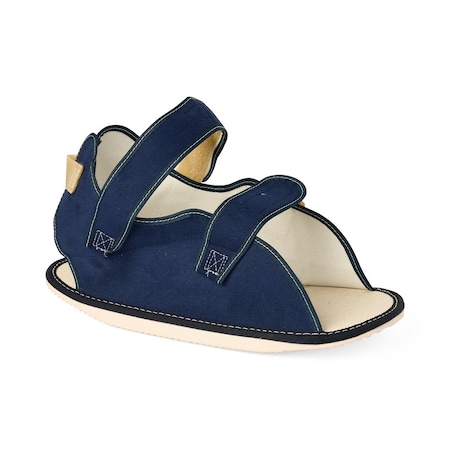 Medline Rocker Canvas Cast Shoe, Size L, Men's Relative Shoe Size 12-16 (12.5in x 5.25in) ORT290010L