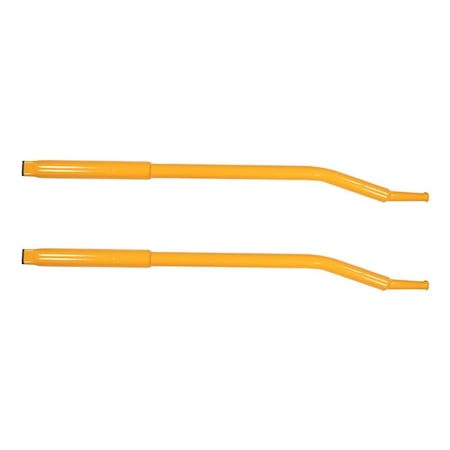 Mytee Products 34 in Combination Steel Flatbed Winch Bar w/ Handle for Trailer - Yellow, 2PK CWBC-EZ-PAINTx2