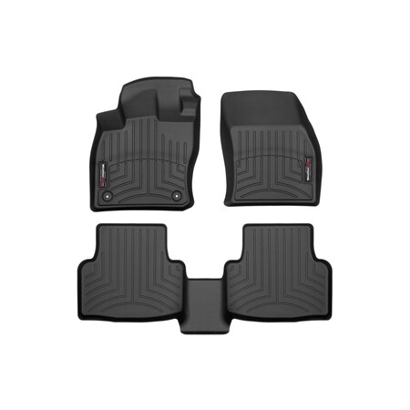 Weathertech Black, Front and Rear Floorliners 441663-1-2
