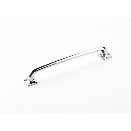 Schaub 8in Center to Center Northport Square Cabinet Pull Polished Nickel Finish 217-PN