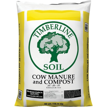 Timberline 40 Lb. Cow Manure & Compost 50055010