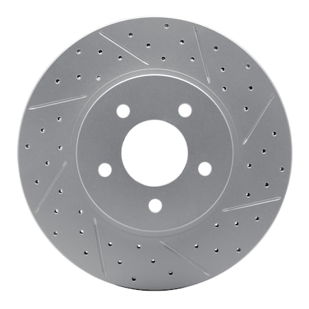 Dynamic Friction Co DFC Geoperformance Rotor - Drilled and Slotted 830-54193R