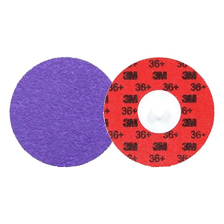 3M Cubitron Quick-Change Disc, Ceramic, 3 in Dia., PK50 7100331731