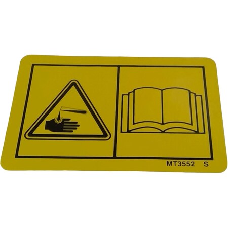 John Deere LABEL, JOHN DEERE OEM MT3552 MT3552