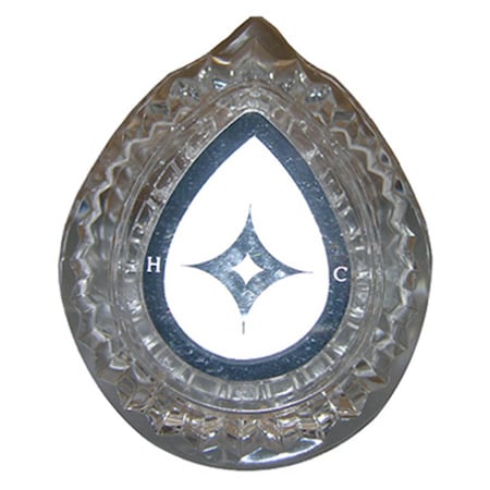 Made-To-Order Replacement Shower Handle For Moen, HC-163, Clear MA2061704