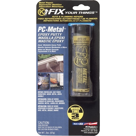 Pc-Metal 2 Oz. Gray Epoxy Putty PC-METAL