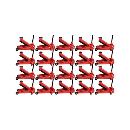 K-Tool International 3 Ton Compact Service Jack  Pallet Of 20 KTI63131B-PL20