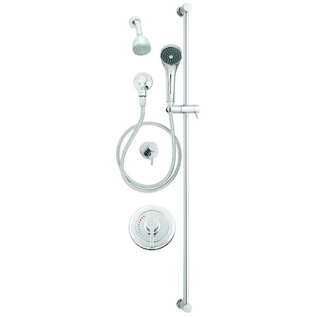 Speakman Trim and Shower System (Valve Not Included), 1.75 GPM, Polished Chrome SLV-3060-E175