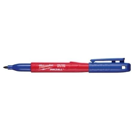 Milwaukee Tool Ink Industrial Marker, Blue, Bullet 48-22-3180