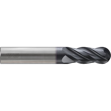 Yg-1 Tool YGBASIX 4 Flutes 37deg. Helix Ball E/MX-Coating G9J50012N