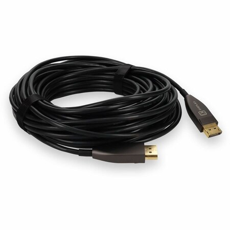 Add-On 50FT DISPLAYPORT 1.4 MALE TO MALE BLACK A/V CABLE MAX RESOLUTION UP TO 768 DP2DP14MM8K50