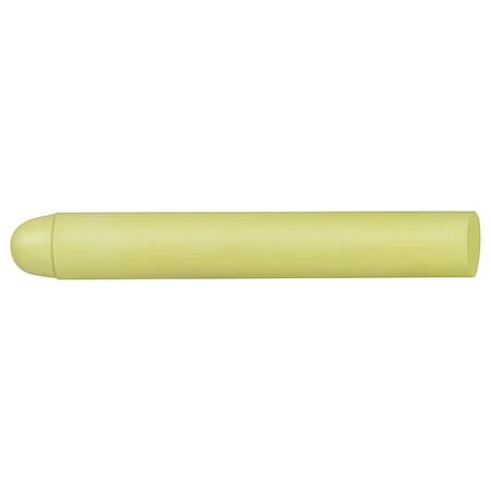 Markal Marking Crayon, 4-3/4 in L, Yellow, Wax 82359G