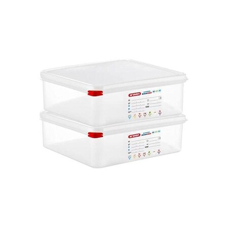 Araven Food Pan With Airtight Lid 1/3 Size 6" D 03031