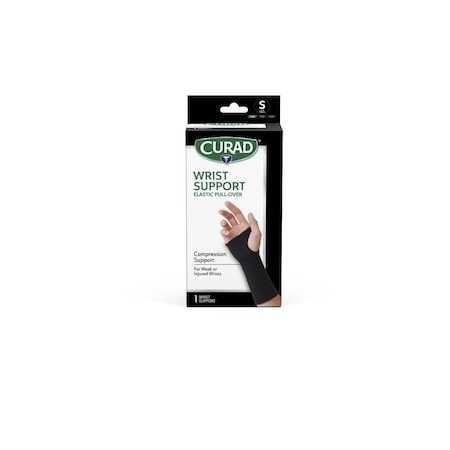Medline CURAD Elastic Pull-Over Wrist Support, Size S, Retail Packaging CURORT196SHH