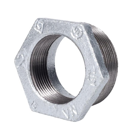 Stz Industries 2 in. MIP each X 1-1/2 in. D FIP Galvanized Malleable Iron Hex Bushing 311UB-2112
