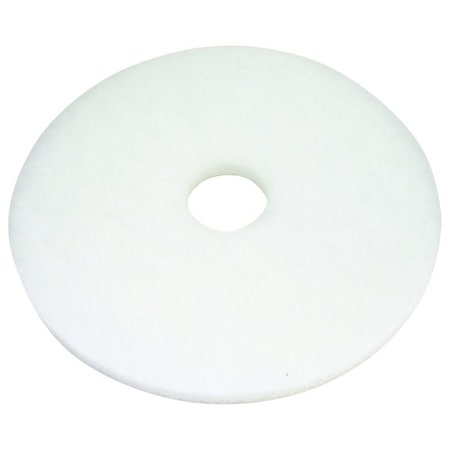 North American Paper 420514 Polishing Pad, White, For: 800 rpm Floor Machines 970458