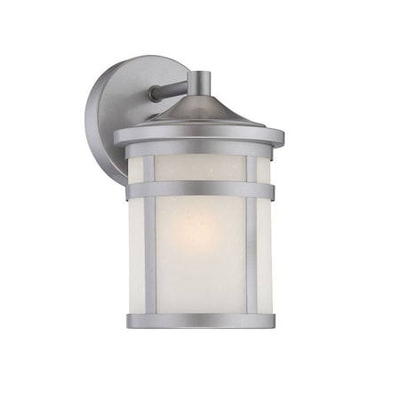 Homeroots Brushed Silver Hanging Lantern Shape Wall Light 398555