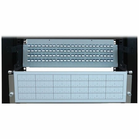 Eaton Tripp Lite Series Preloaded Fiber Patch Panel, 3U - 24x 12F MTP/MPO-APC to 4x LC Duplex F/F 8F N48S-24M8L4-10