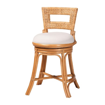 Bali & Pari Amina Rattan Counter Stool 271-14777-ZORO