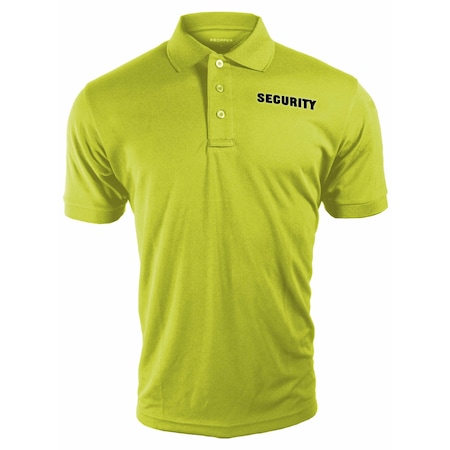 Propper Men's Security Polo, Polyester Pique, Button Front, Hi-Vis Green, Large F5855