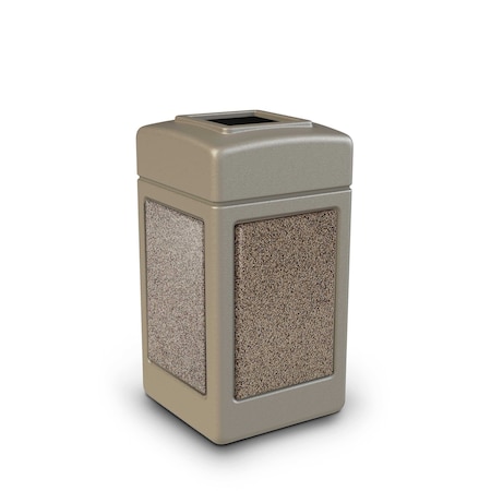 Commercial Zone Products 42 gallons Beige, Polyethylene, 18.5 in 720315