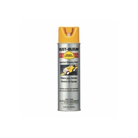 Rust-Oleum High Performance 2300 System Inverted Striping Paint, 18 oz, Yellow, Matte, 6PK 647-2348838V