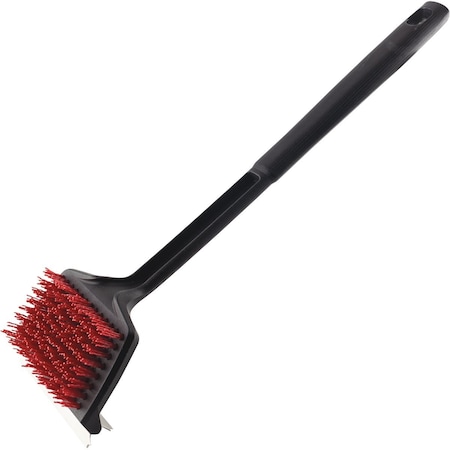 Dyna-Glo Dyna Glo 18'' Nylon Bristles Flat Top Grill Cleaning Brush DG18RBN