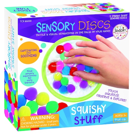 Sensory Playtivity Squishy Stuff Sensory Discs, 3-Piece Set 86000