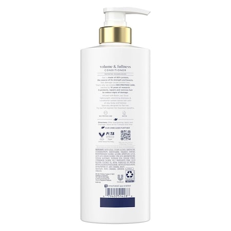 Dove Damage Therapy Volume and Fullness Conditioner, 18 Fluid Ounce, 4PK 64352909
